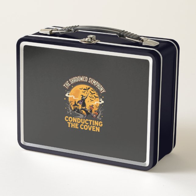 Halloween Coven Conductor Metal Lunch Box (Front)
