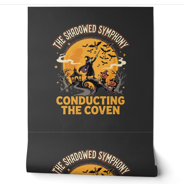 Halloween Coven Conductor Wallpaper (Unrolling)