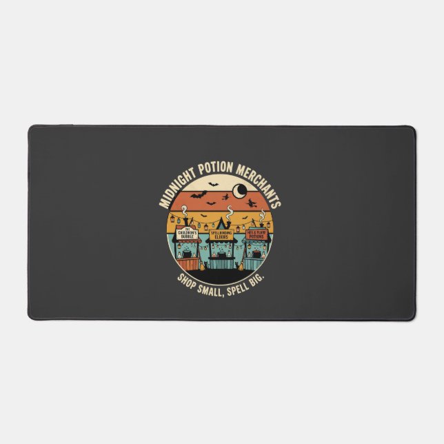 Halloween Coven Night Market Desk Mat (Front)