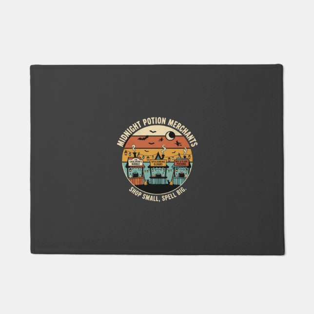 Halloween Coven Night Market Doormat (Front)