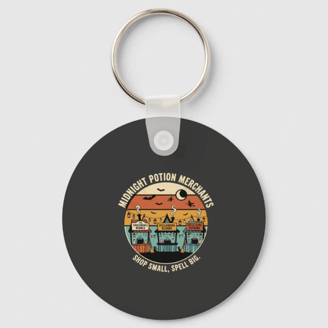 Halloween Coven Night Market Key Ring (Front)