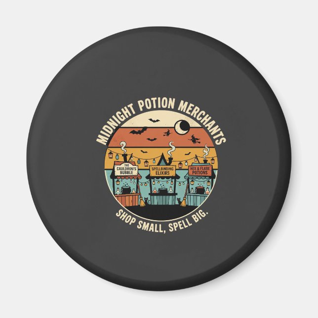 Halloween Coven Night Market Magnet (Front)