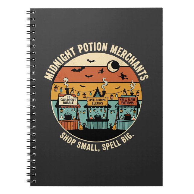 Halloween Coven Night Market Notebook (Front)