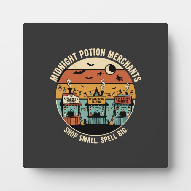 Halloween Coven Night Market Plaque (Front)