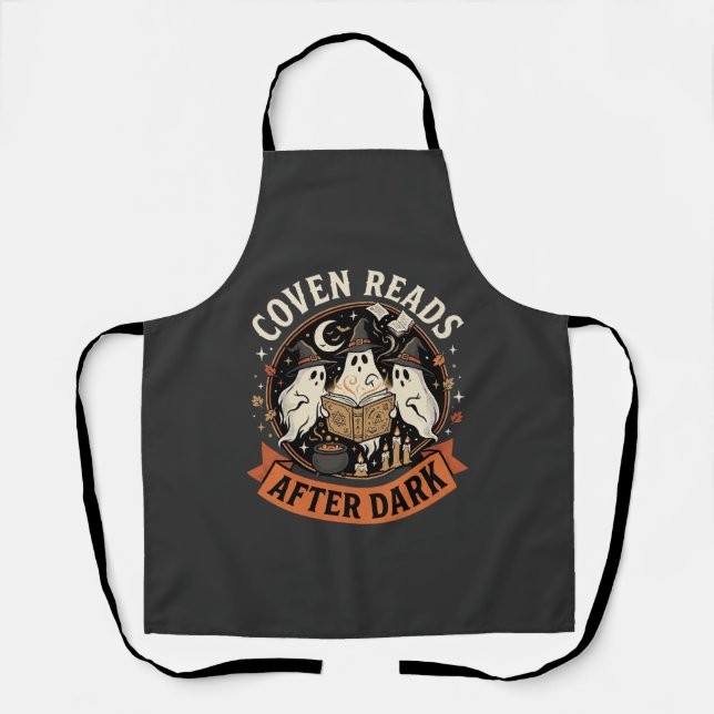 Halloween Coven Readers Night Apron (Front)