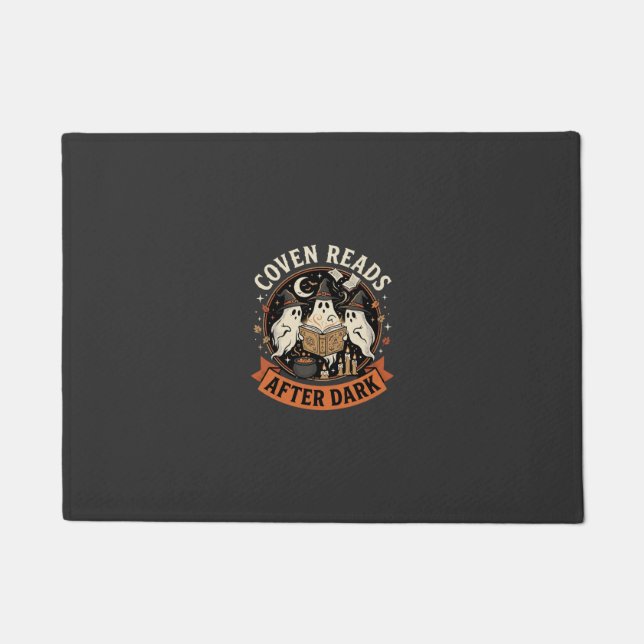 Halloween Coven Readers Night Doormat (Front)