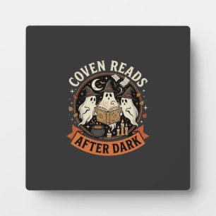 Halloween Coven Readers Night Plaque