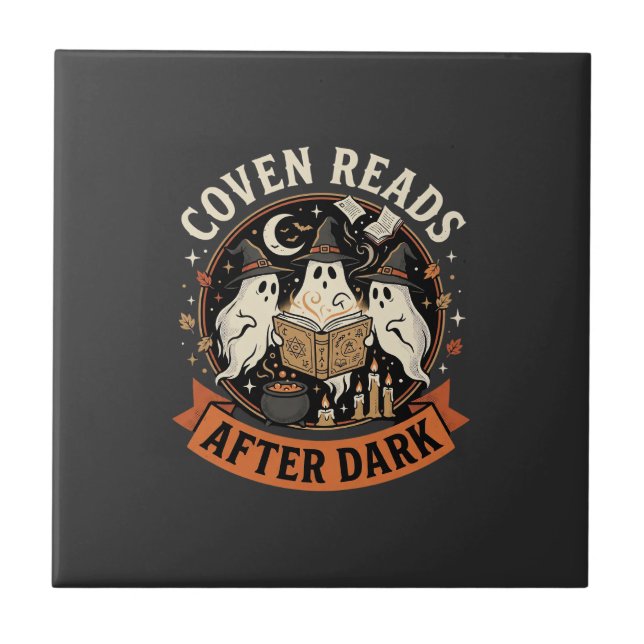 Halloween Coven Readers Night Tile (Front)
