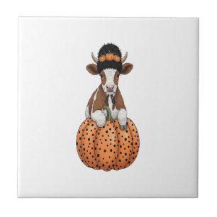 Halloween Cow 2 Tile