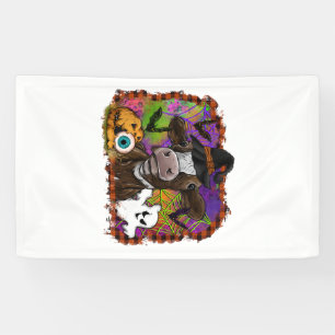 Halloween Cow Banner