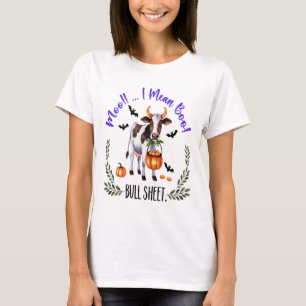 Halloween Cow Bull Sheet T-Shirt