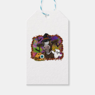 Halloween Cow Gift Tags