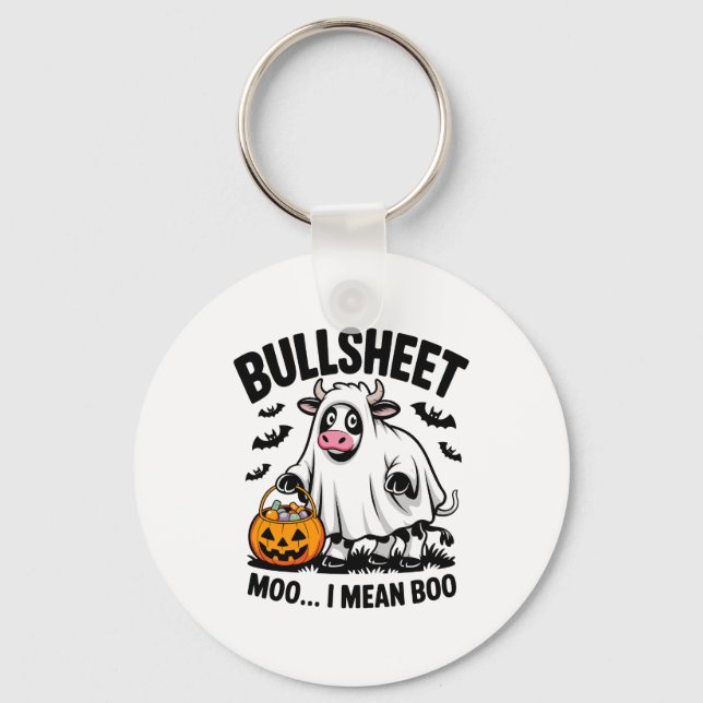 halloween cow key ring (Front)