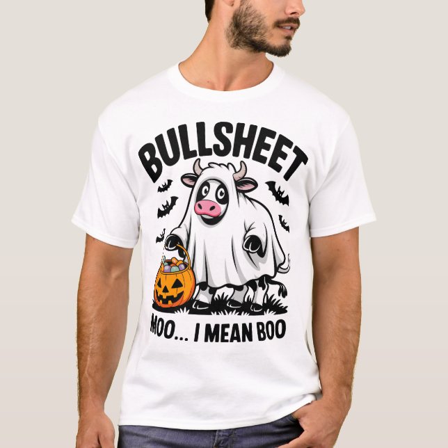 halloween cow T-Shirt (Front)