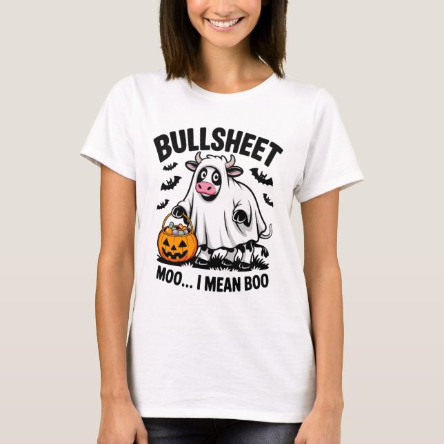 halloween cow T-Shirt (Front)