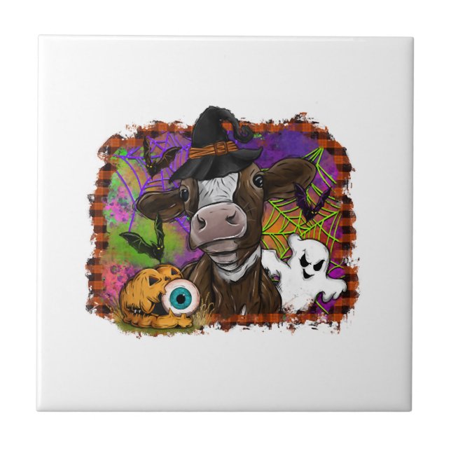 Halloween Cow Tile (Front)
