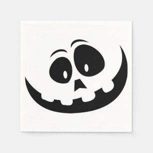 Halloween Crazy Ghost Face Napkin
