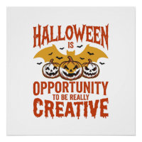 Halloween Creative Pumpkin Bat Vintage Vector Desi