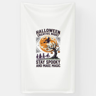 Halloween Creative Shirt Vintage Spooky Moon Art_1 Banner