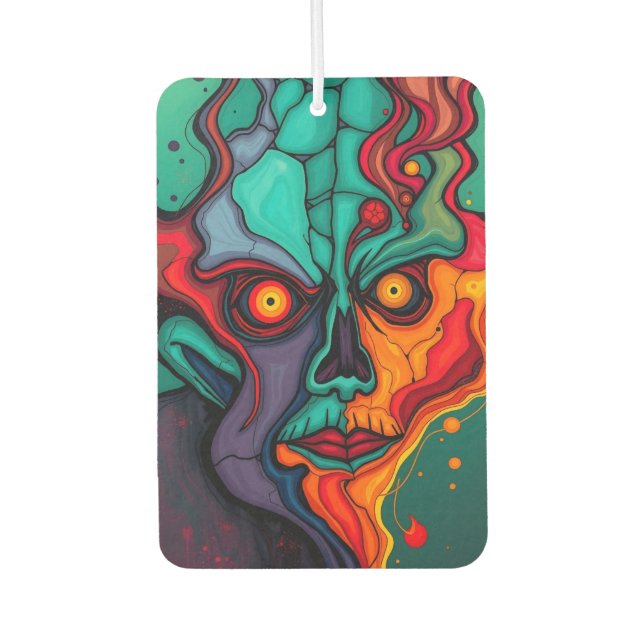Halloween Creeps Car Air Freshener (Front)