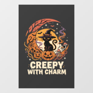 Halloween Creepy Charm Cat