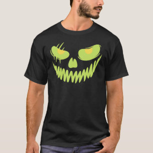 Halloween Creepy Spooky Face Men Women Boys Girls T-Shirt
