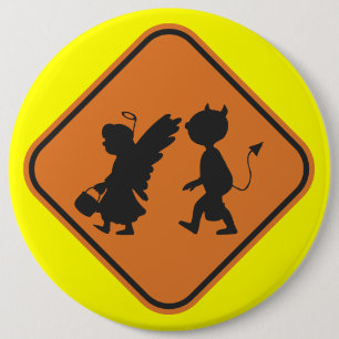 Halloween Crossing 6 Cm Round Badge