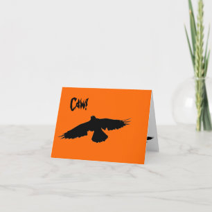 Halloween Crow Card