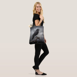 Halloween Crow Tote Bag
