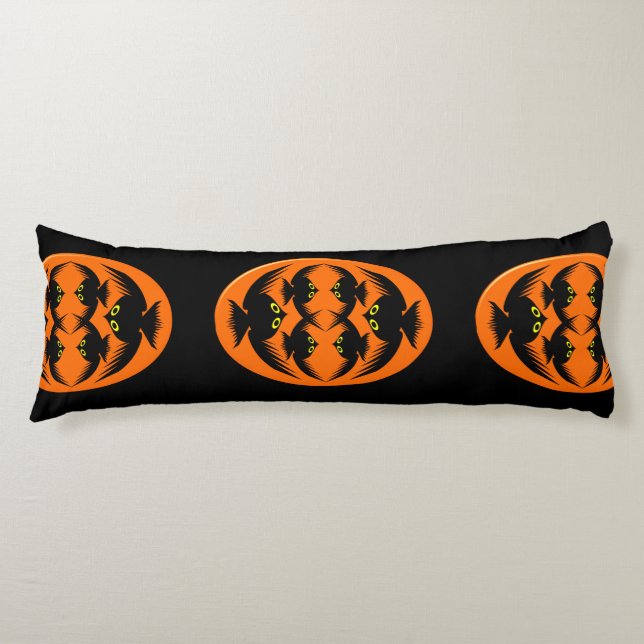 Halloween Crows Body Pillow (Front)