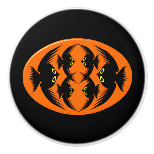 Halloween Crows Ceramic Knob