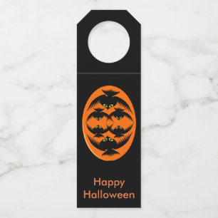 Halloween Crows Custom Bottle Hangers