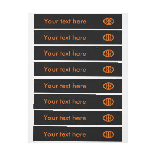 Halloween Crows Customisable Labels