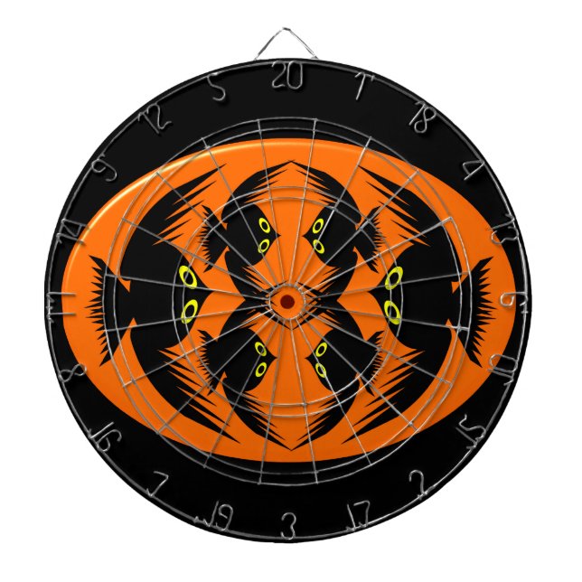 Halloween Crows Dart Board (Front)