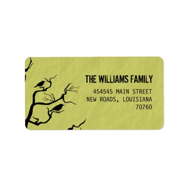 Halloween | Crows Label (Front)