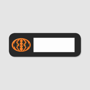 Halloween Crows Name Tag