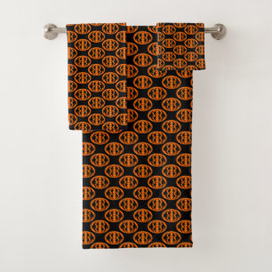 Halloween Crows Patterned Towels