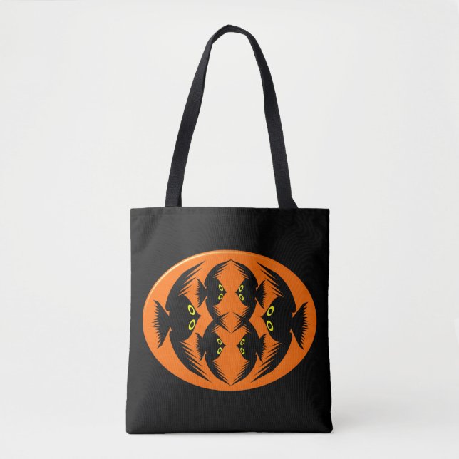Halloween Crows Tote Bag (Front)