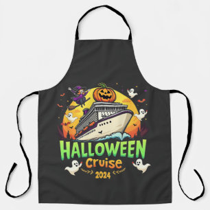 Halloween Cruise 2024 Spooky Cruisng Familly Trip Apron