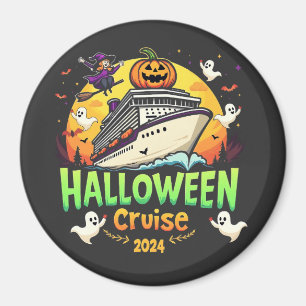 Halloween Cruise 2024 Spooky Cruisng Familly Trip Magnet