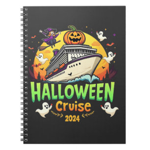 Halloween Cruise 2024 Spooky Cruisng Familly Trip Notebook