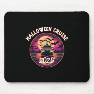 Halloween Cruise 2025 Moonlight Ship Ocean Ts And Mouse Pad