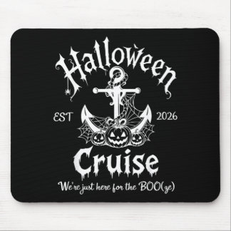 Halloween Cruise 2026 Were Here For Booze Matching Mouse Pad