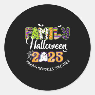 Halloween Cruise Making Memories Together Hallowee Classic Round Sticker