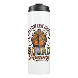 Halloween Cruise Mommy Vintage Ship Squad Design_1 Thermal Tumbler