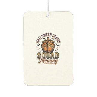 Halloween Cruise Mummy Vintage Ship Squad Design_1 Car Air Freshener