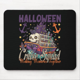 Halloween Cruise Squad 2025 Halloween Trip Family  Mouse Pad