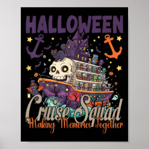 Halloween Cruise Squad 2025 Halloween Trip Family  Poster