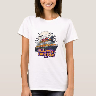 Halloween Cruise Squad 2025 Matching Cruising Crew T-Shirt