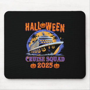 Halloween Cruise Squad 2025 Spooky Pumpkin Cruise Mouse Pad